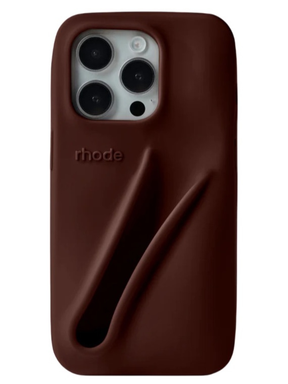 Rhode Espresso Phone Lip Case 16 Pro Max